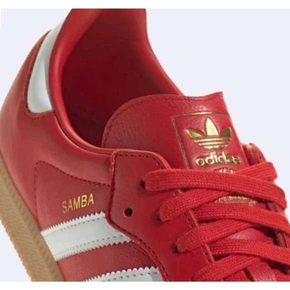 MENS Size 10 - Adidas Samba OG Fourth of July Pack - Scarlet NEW IN BOX main image 5
